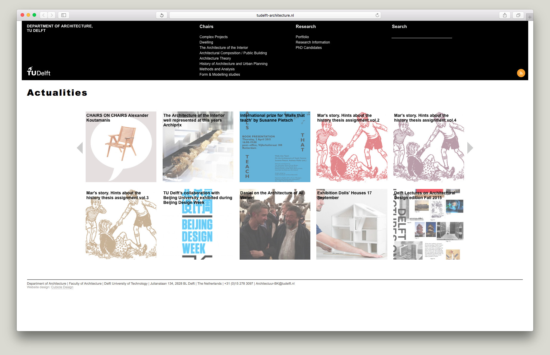 Department of Architecture, TU Delft